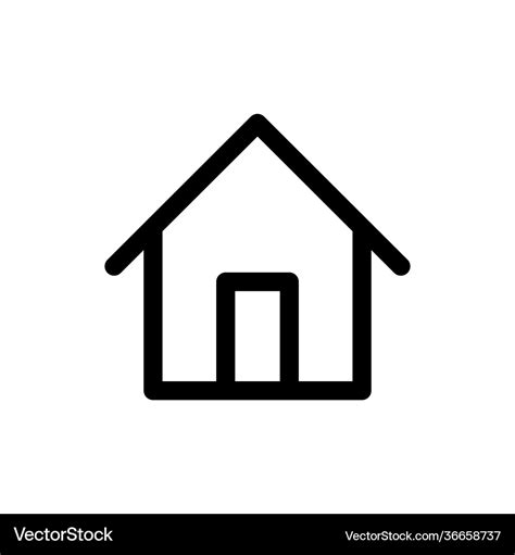 Home icon logo design simple house logo icon Vector Image