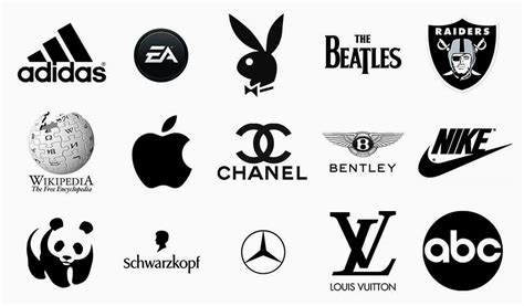 Black logo designs. How to know if the black color is best for your ...