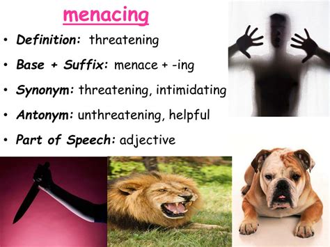 Menacing Meaning