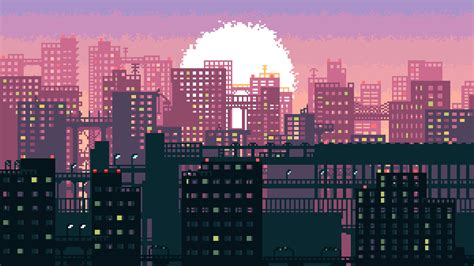 City Pixel Art Wallpapers - Top Free City Pixel Art Backgrounds ...