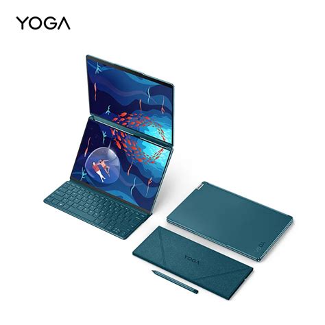 2023 Lenovo YOGA Book 9i Dual Screen touch Laptop Intel Evo Platfor i7 ...