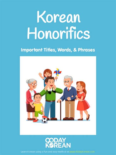 Korean Honorifics: Important Titles, Words, & Phrases | PDF | Language ...