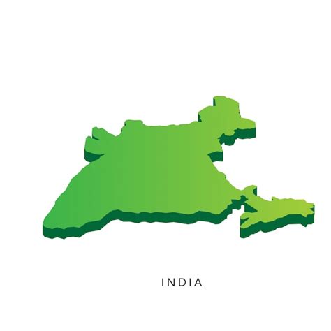 Free Vector | Modern Isometric 3D India Map