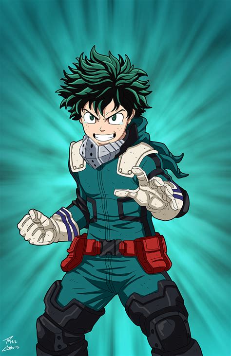 Deku commission by phil-cho on DeviantArt