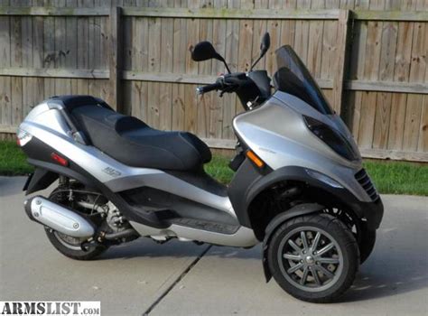 ARMSLIST - For Sale: 2009 Piaggio MP3 250 - 3 Wheel Scooter-NC