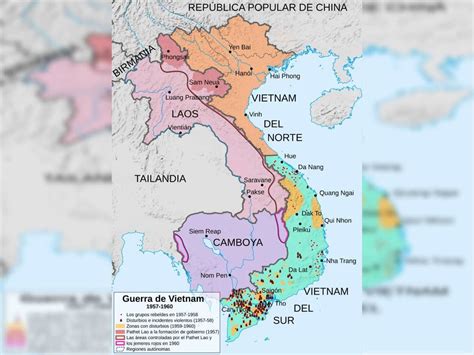 Indochina War Map