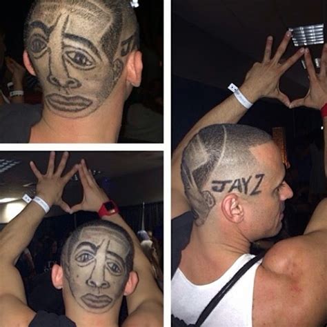 Victor's Blog: This Guy Tattoo's Jay Z's Face On His Head