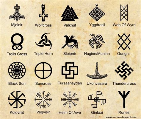 Which is your favourite Viking symbol?⚔️ 📷 auroraofasgard #norse # ...