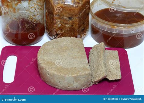 Honey Product. Ingredients for Making Halva. Stock Photo - Image of ...