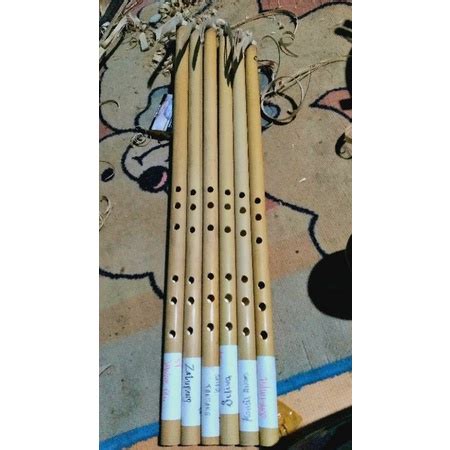 Jual Seruling bambu/ suling Sunda Pentatonis, Lubang 4 & lubang 6 juga ...