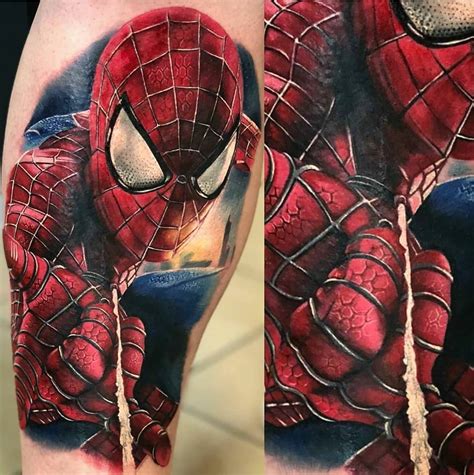 Spiderman Spider Symbol Tattoo