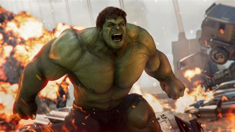 1920x1080 Resolution Angry Hulk Marvel's Avengers 4K 1080P Laptop Full ...