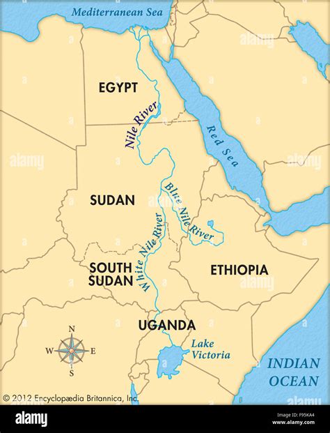 White Nile River Map – NBKomputer