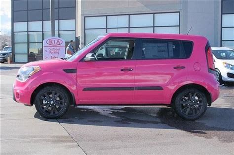 Pink Kia Soul 2013 CUSTOM PINK/CARBON FIBER WRAP Kia Soul http://www ...