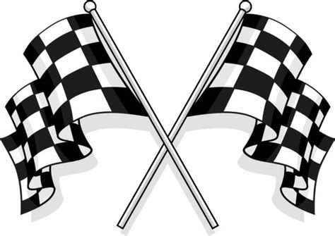 Wavy Checkered Flag - ClipArt Best