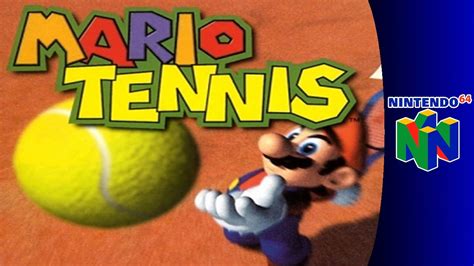 Nintendo 64 Longplay: Mario Tennis - YouTube