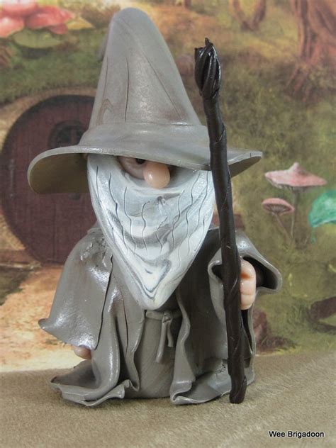 Old Wizard Gandalf for Fairy Garden OOAK Handmade Miniature - Etsy