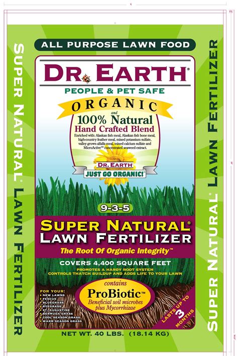 Camino Garden Center: Dr. Earth Super Natural Lawn Fertilizer