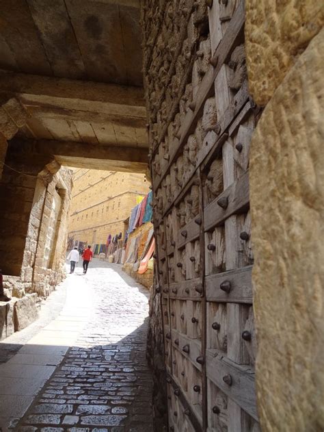 One of the entry gate in the #Golden-fort in #Jaisalmer, the #desert ...