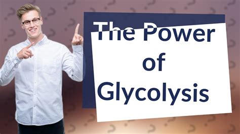 What are the 2 main products of glycolysis? - YouTube