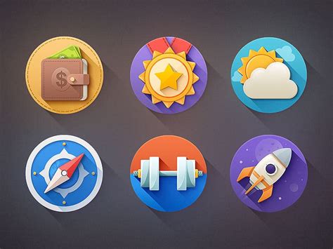 33+ Best Free Flat Icons for Designers -DesignBump