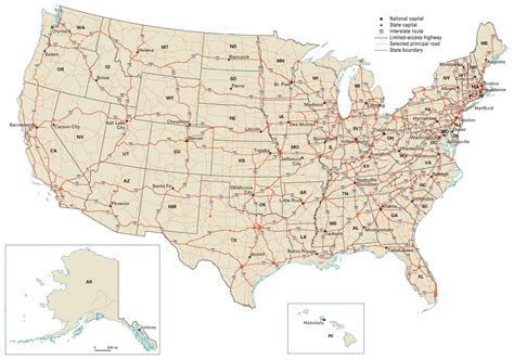 Map Of Usa Driving Routes – Topographic Map of Usa with States