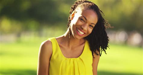 Stock video of happy black woman smiling in a | 7209397 | Shutterstock