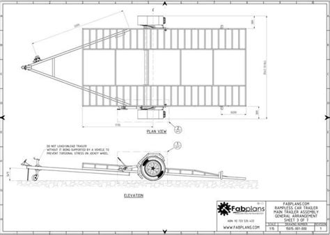 2500kg Car Trailer Plans | Remolque para carro, Casa rodante, Trailers ...