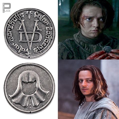 Faceless Man Coin Valar Morghulis High Valyrian Coin Game of - Etsy