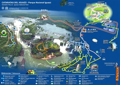 puerto iguazu argentina | Cataratas Del Iguazu – Map (Iguazu Waterfalls ...