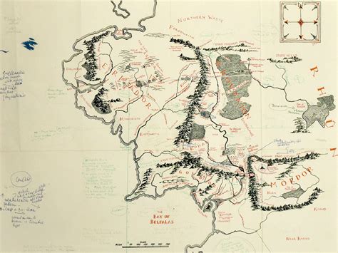 tolkiens legendarium - Newly discovered map of Middle Earth: does it ...