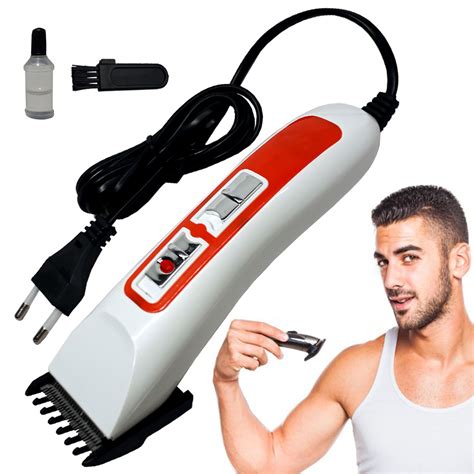 Buy Men's Professional Corded Electric Waterproof Hair Clipper Beard ...