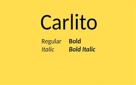 Carlito Font Free Download