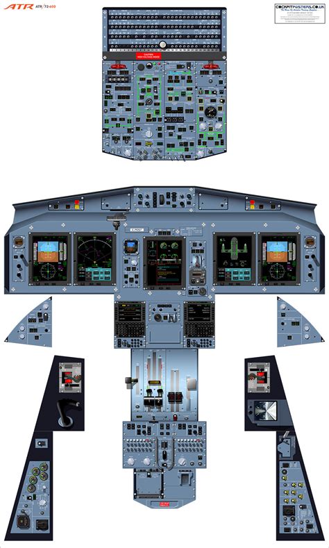 ATR 72-600 Cockpit Poster - Etsy