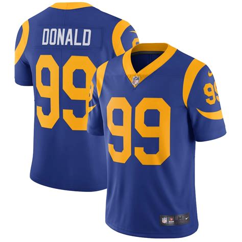 Men's Nike Aaron Donald Royal Los Angeles Rams Vapor Untouchable ...