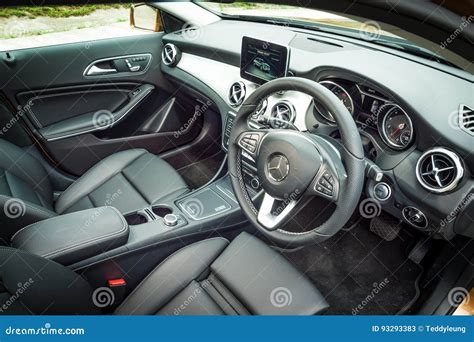 Mercedes-Benz GLA 200 Interior Editorial Stock Photo - Image of luxury ...