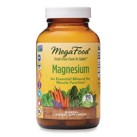 MegaFood, Magnesium, Helps Maintain Nerve and Muscle Function ...