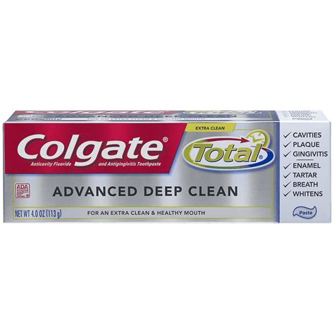 Colgate Total Advanced Deep Clean Toothpaste - 4 ounce - Walmart.com ...