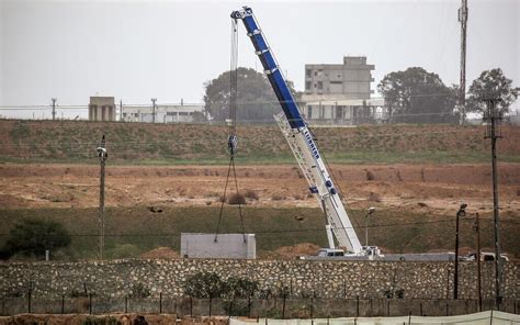 Egypt begins building concrete wall along Gaza border | The Times of Israel