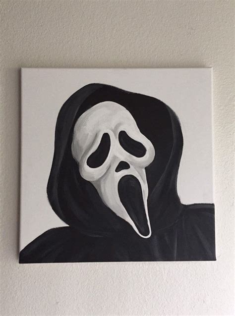 ghost face painting scream - Rashida Paquette