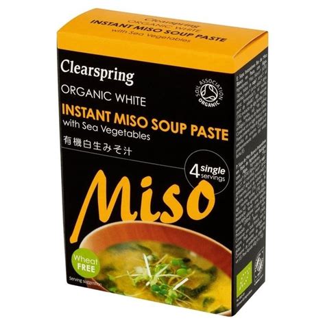 Organic White Miso Instant Soup Paste 4 x 15g | eBay