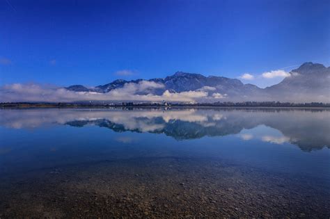 forggensee, Bavaria, Germany, Alps, Lake, Forggensee, Bavaria, Germany ...