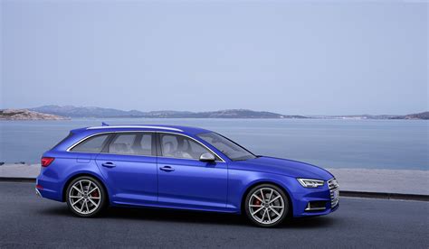 Blue Audi station wagon near body of ocean HD wallpaper | Wallpaper Flare