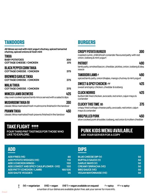 Menu of BrewDog Mid-Town Mumbai, Lower Parel, Mumbai | Dineout