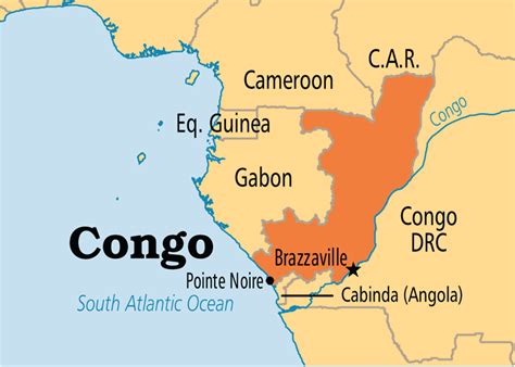 Figure 1. Map of Congo-Brazzaville : Impact of Logging on the ...