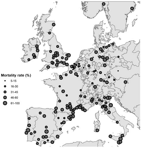 Bubonic Plague Black Death Map