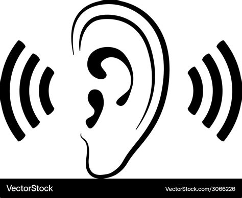 Ear icon Royalty Free Vector Image - VectorStock