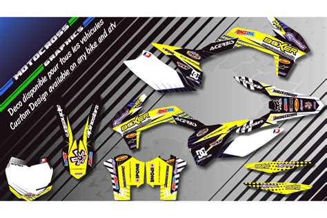 DRZ 400 Motocross Custom Graphics