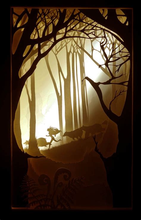 Fairytales Come to Life in Intricate Paper Light Box Art