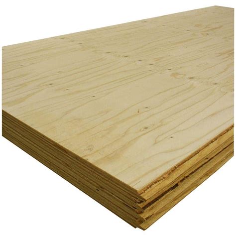 three quarter inch plywood at home depot